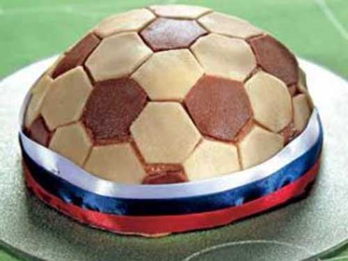 Рецепт торта Футбольный мяч